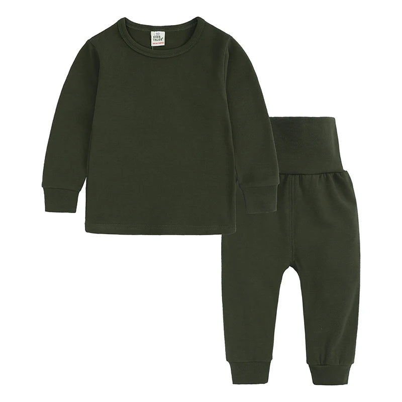 High Waist Sleepwear Set - Kids Pajamas