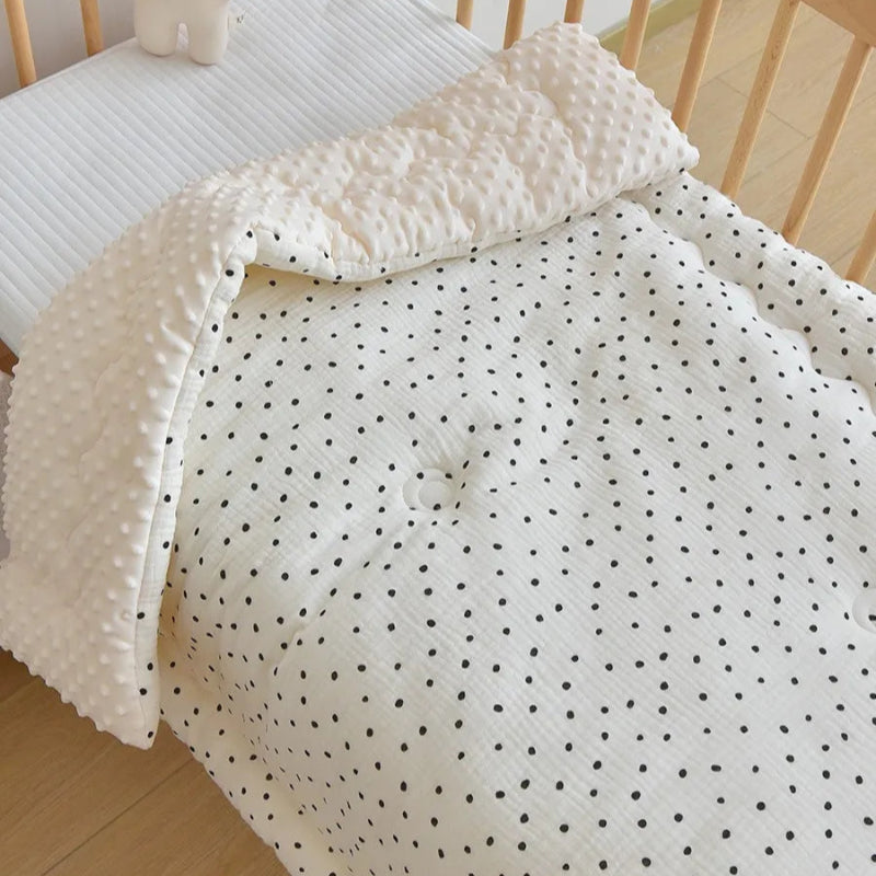 Embroidered Winter Cotton Bed Cover - Just Kidding Store