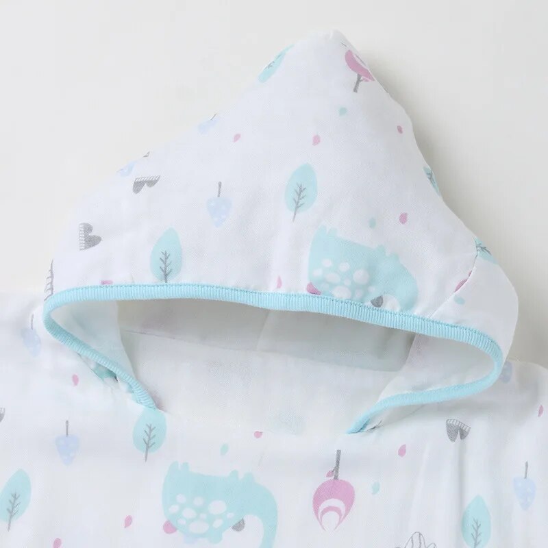 Bamboo Fiber Hooded Towel - Bath Cloak - Just Kidding Store