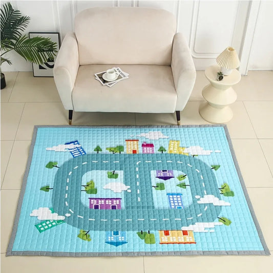 Oversized Play Mat - Quilted Anti Skid Carpet - Just Kidding Store