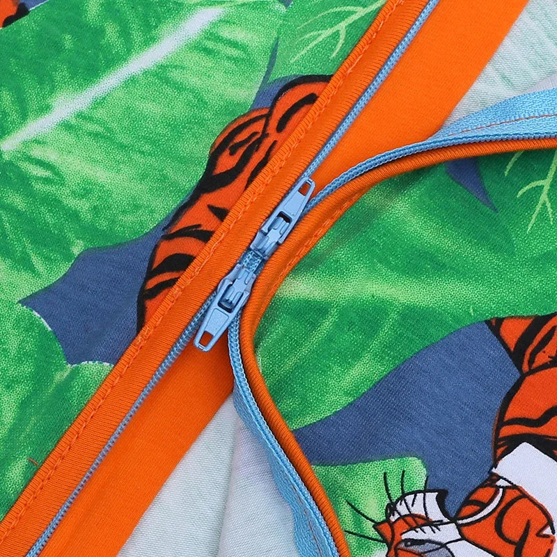 Orange Tiger Baby Infant Romper - Just Kidding Store