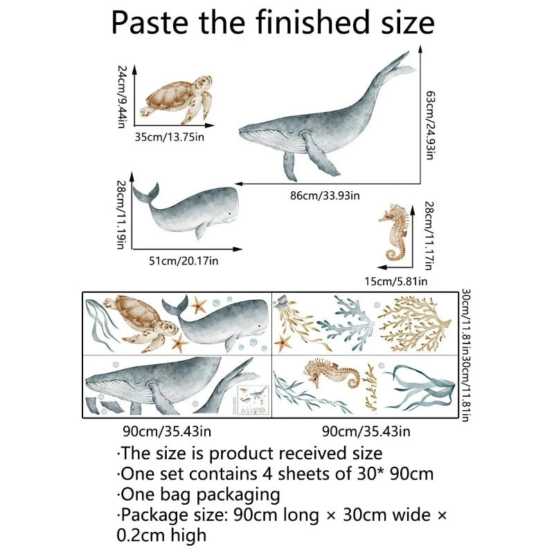 Underwater World Wall Decals - Just Kidding Store