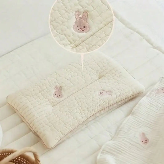 Embroidered Toddler Baby Nursery Quilted Pillow - Just Kidding Store