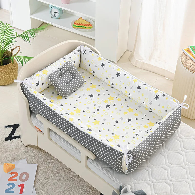 Baby Nest - Portable High Border Infant Crib - Just Kidding Store