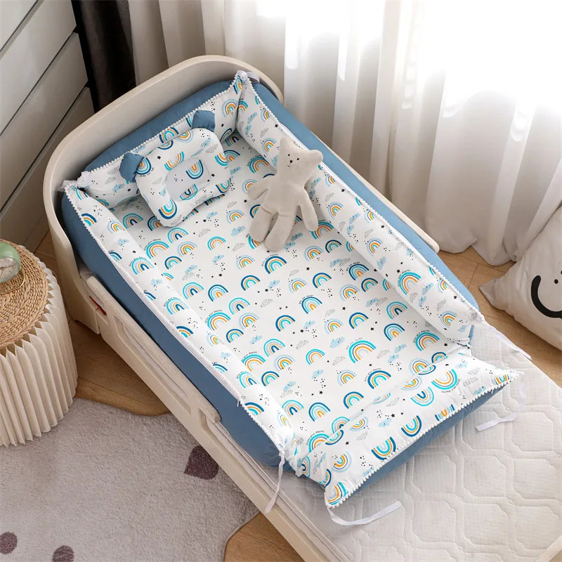 Baby Nest - Portable High Border Infant Crib - Just Kidding Store