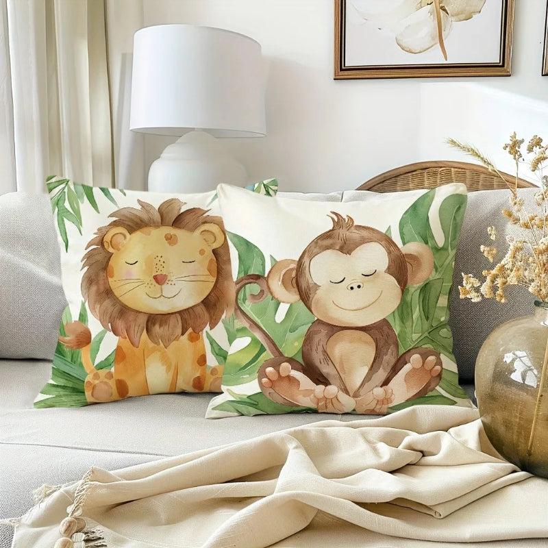 Jungle Safari Animal Cushion Covers - Just Kidding Store