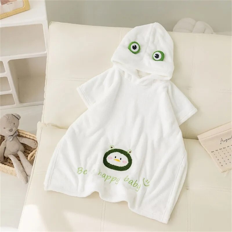 Coral Velvet Hooded Towel - Just Kidding Store
