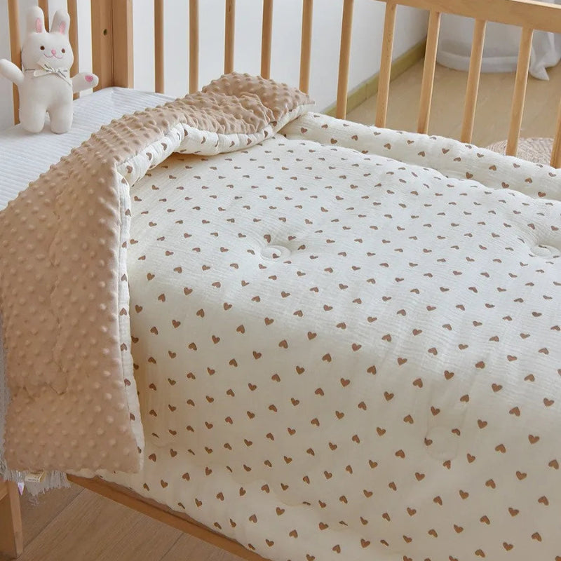 Embroidered Winter Cotton Bed Cover - Just Kidding Store