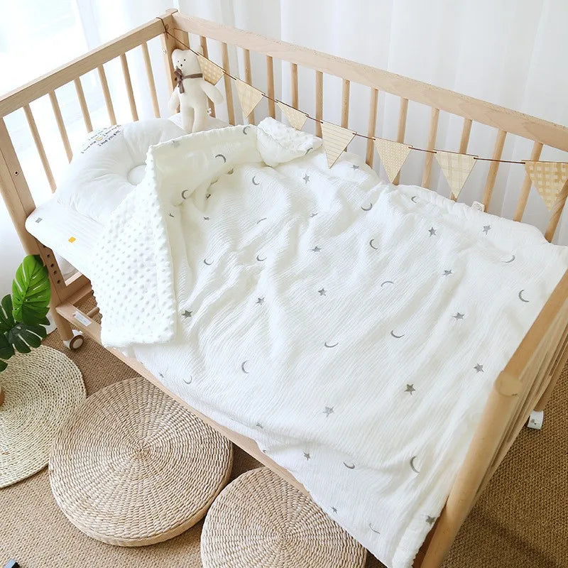 Embroidered Winter Cotton Bed Cover - Just Kidding Store