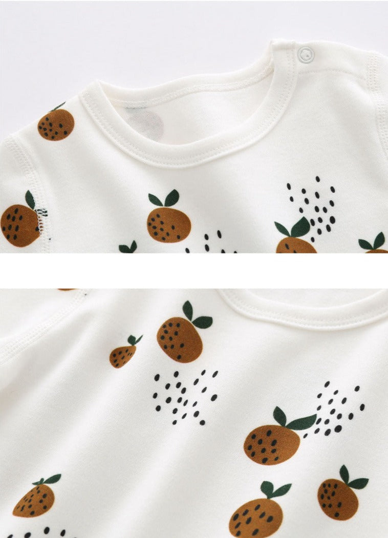 Boho Long Sleeve Baby Infant Pajamas Set - Just Kidding Store