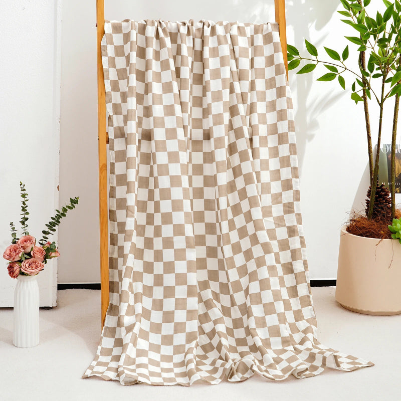 Cotton Bamboo Oversized Swaddle Blanket - Just Kidding Store