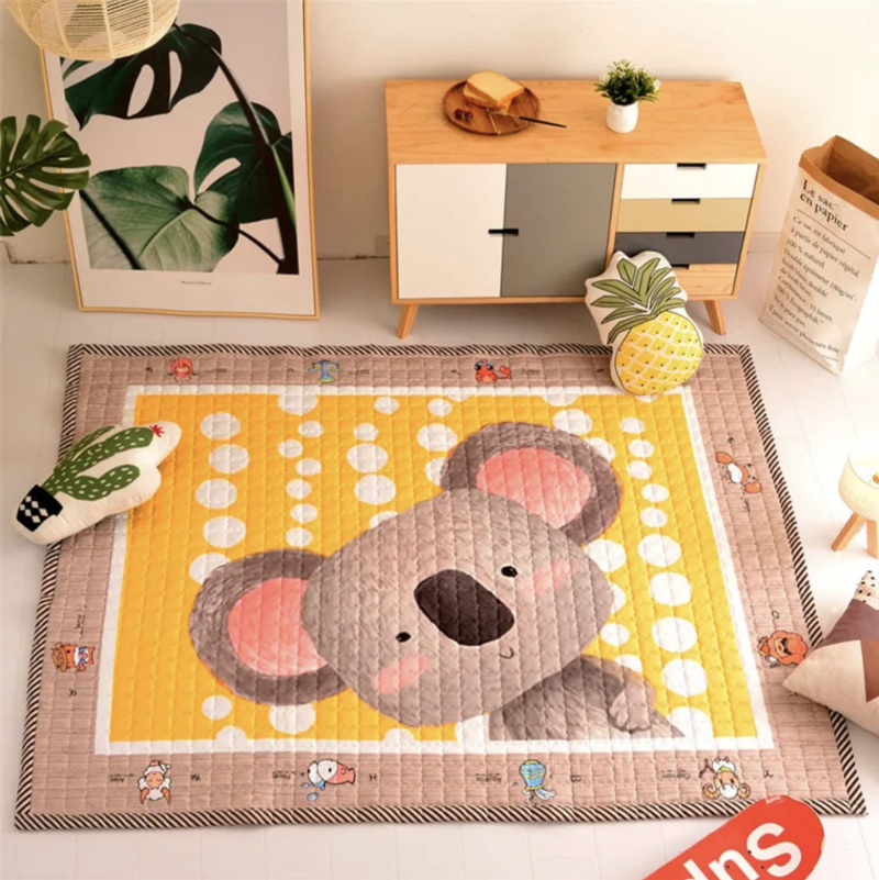 Koala - Nursery Playroom Baby Quilted Anti Skid Carpet - Just Kidding Store