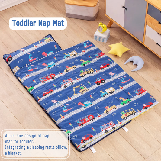 Toddler Nap Mat - Sleeping Envelope With Pillow - Just Kidding Store