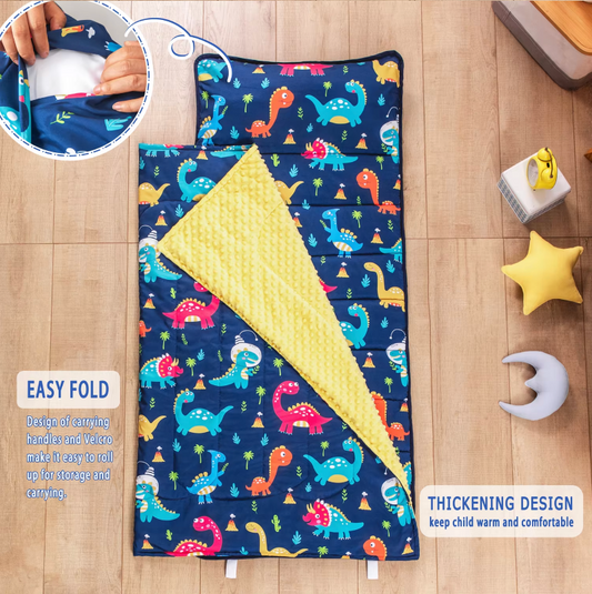 Toddler Nap Mat - Sleeping Envelope With Pillow - Just Kidding Store