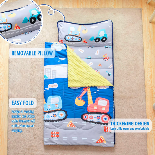 Toddler Nap Mat - Sleeping Envelope With Pillow - Just Kidding Store