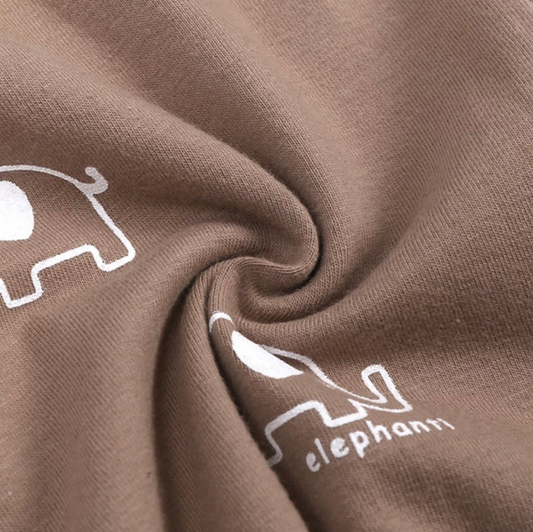 Brown Elephant Baby Infant Romper - Just Kidding Store