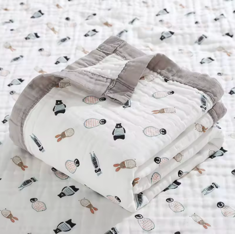 6 Layers Cotton Muslin Blanket