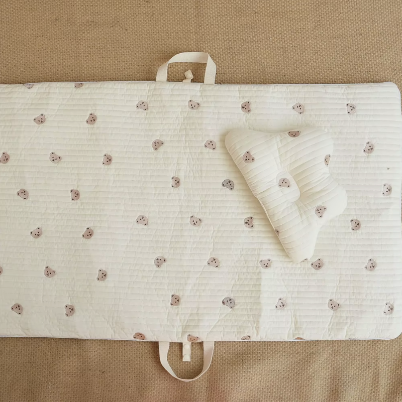 Embroidered Quilted Nap Mat