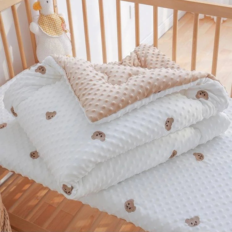 Little Dreams Embroidered Nursery Children Bed Quilts - Just Kidding Store