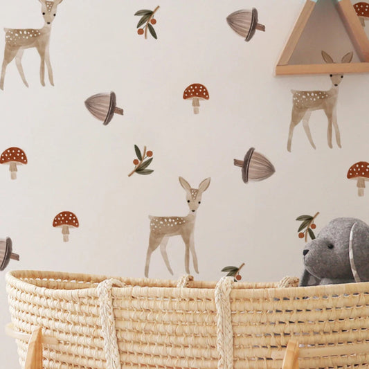 Little Fawn Forest Wall Decals - Just Kidding Store