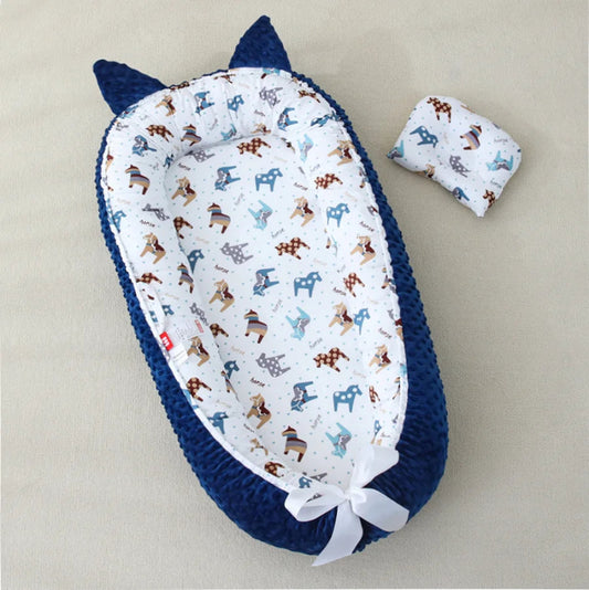 Cozy Nest – Soft Newborn Lounger - Just Kidding Store