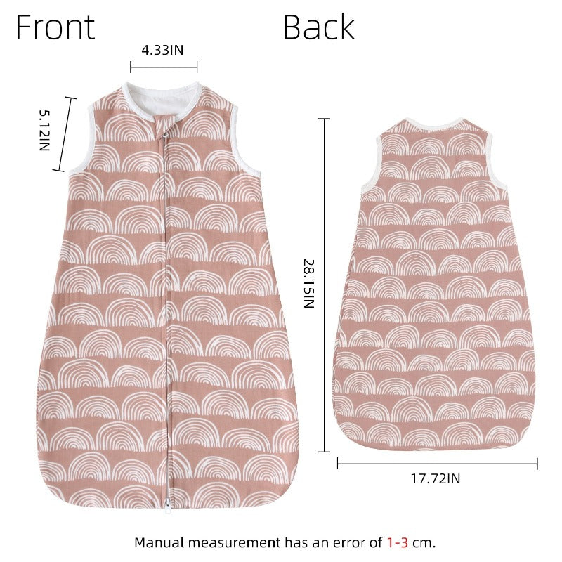 Breathable Sleeveless Sleeping Bag - Baby Sleep Sack - Just Kidding Store