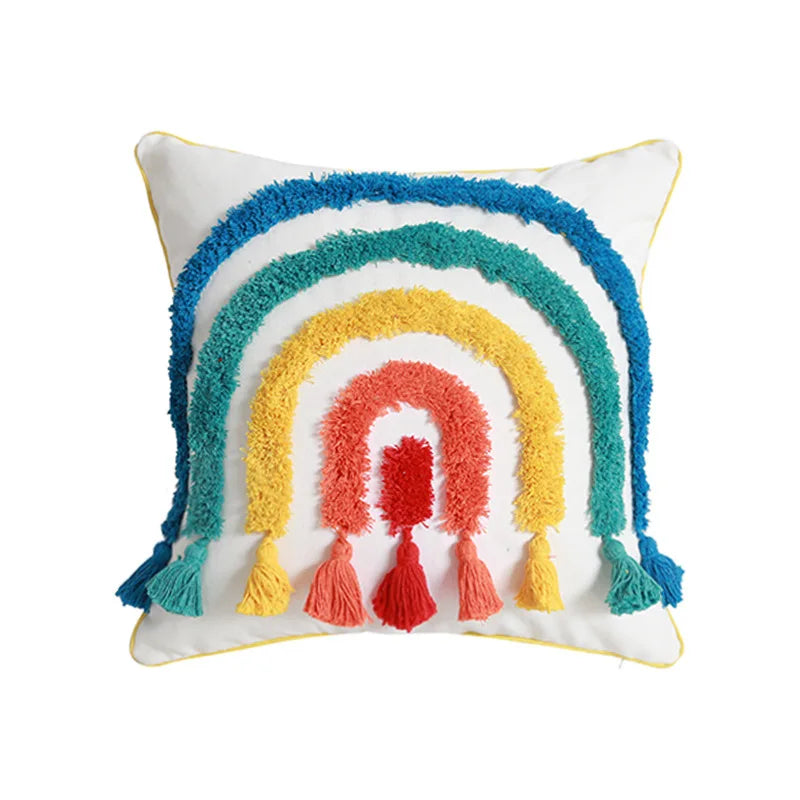 Handmade Rainbow Cushion Cover - Just Kidding Store