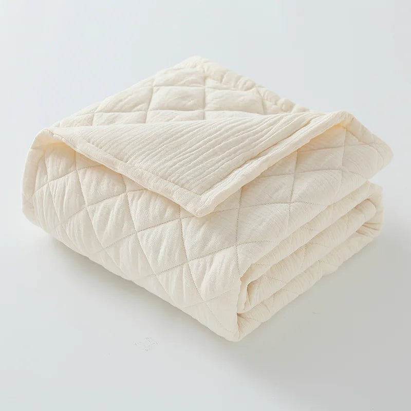 Premium Quilted Muslin Baby Blanket - Just Kidding Store