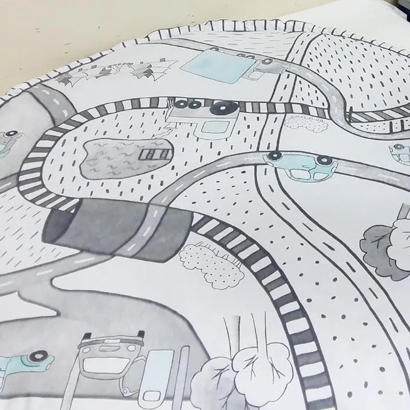 Town Trail Play Mat - Just Kidding Store