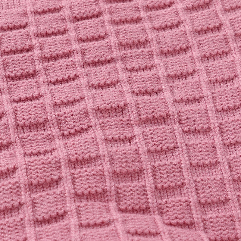 Sleeveless Waffle Knitted Jumpsuit Set - Just Kidding Store