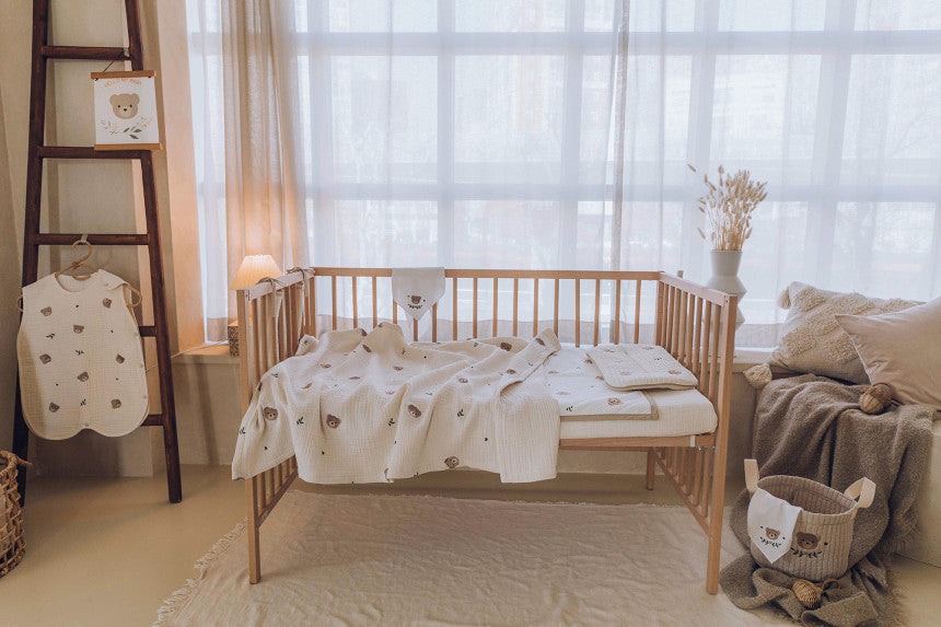 Korean Style Cotton Blanket - 6 Layers Muslin Swaddle - Just Kidding Store