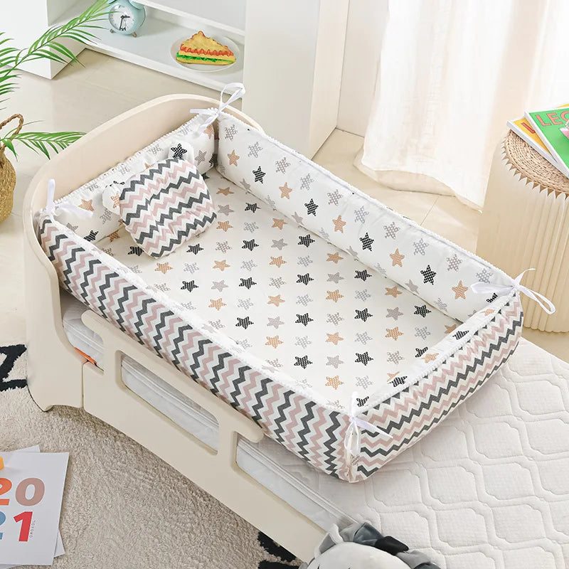 Baby Nest - Portable High Border Infant Crib - Just Kidding Store