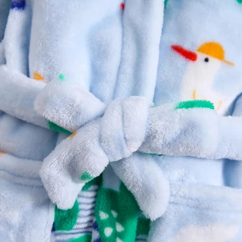 Crocodile Plush Hooded Robe - Just Kidding Team