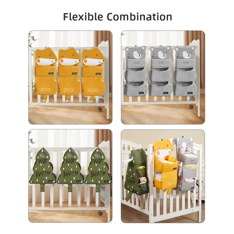 Crib Hanging Storage - Multi Functional Organizer - Just Kidding Store