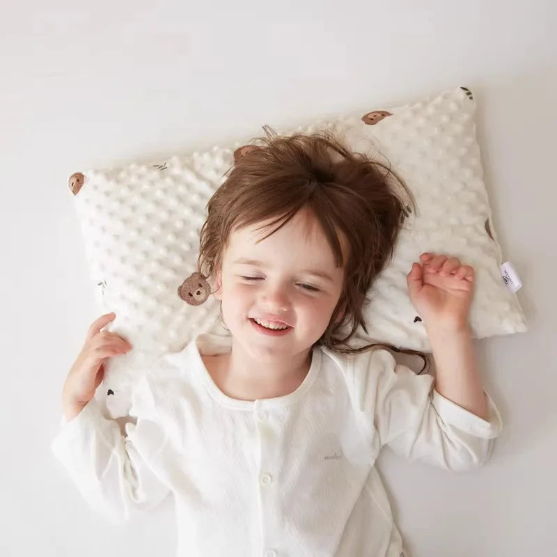 Embroidered Bear Pillowcase - Just Kidding Store