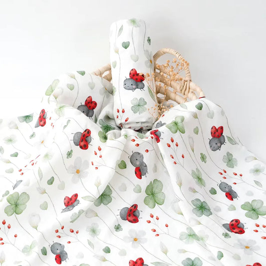 Super Soft Cotton Bamboo Oversized Swaddle Blanket - Just Kidding Store