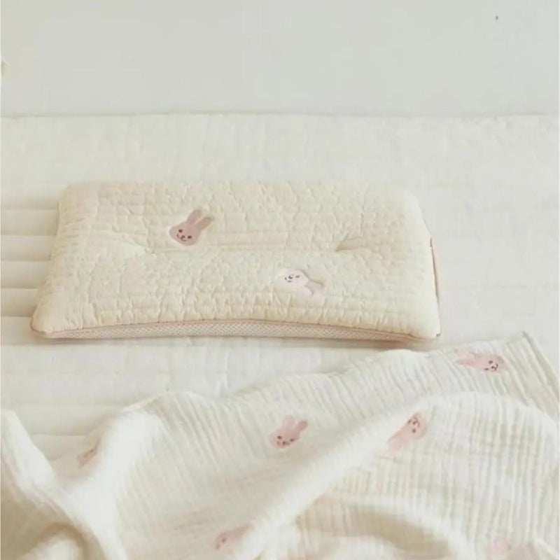 Embroidered Toddler Baby Nursery Quilted Pillow - Just Kidding Store