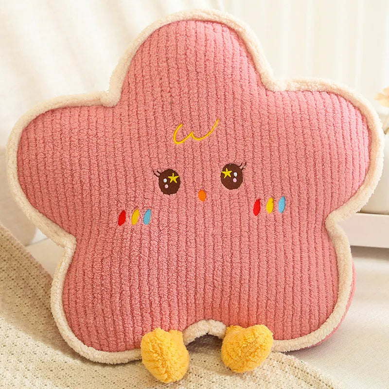 Cartoon Plush Pillow - Moon Star Cloud - Just Kidding Store