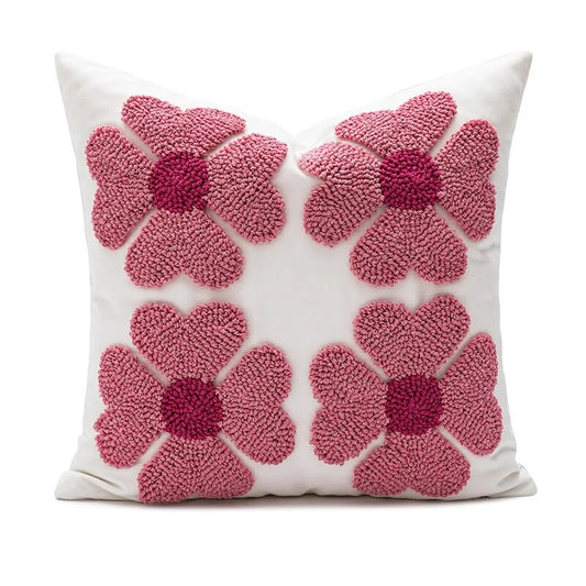 Love Hearts Tufted Pillow Covers - Just Kidding Store