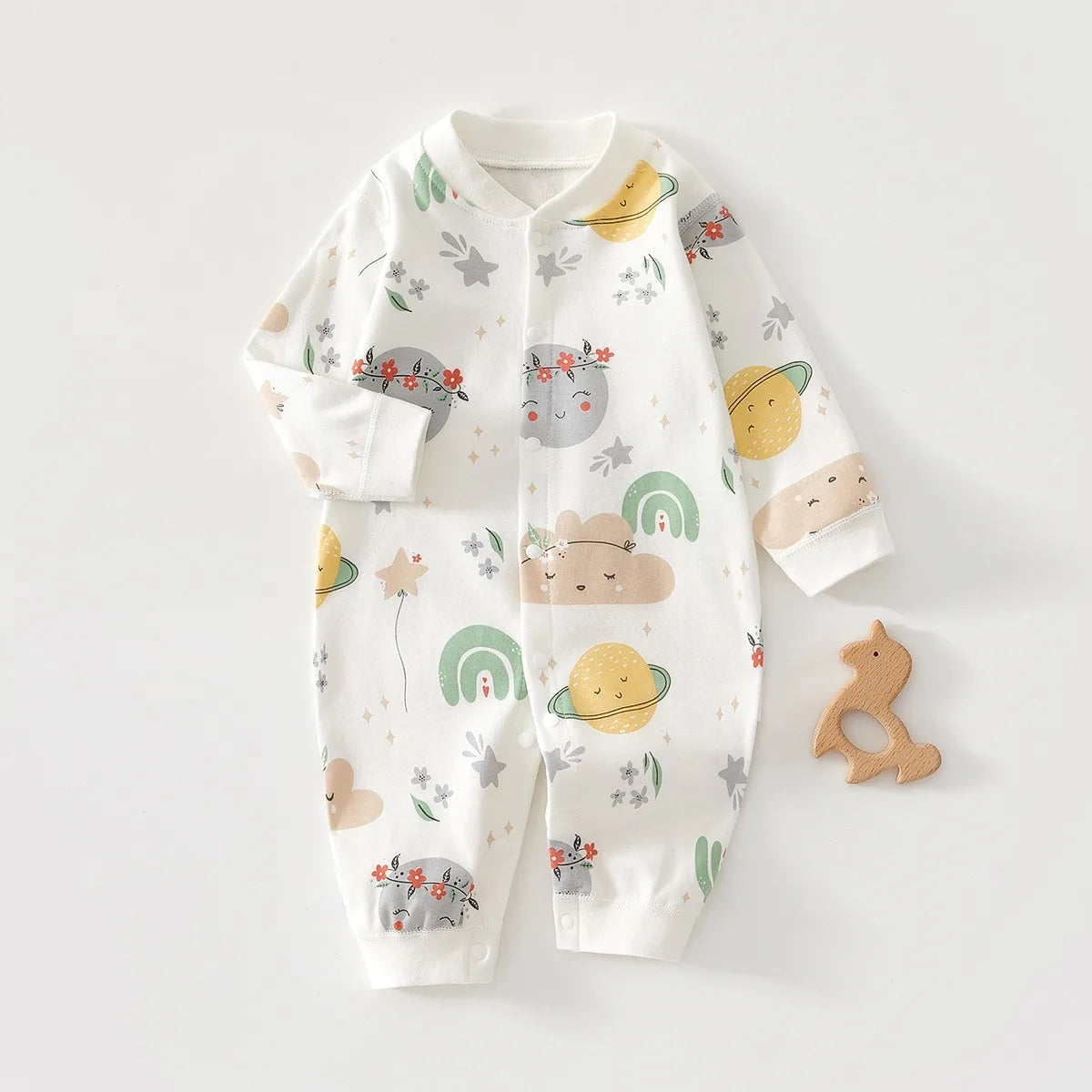 Newborn Baby Cotton Romper - Dreamy Jumpsuit - Just Kidding Store