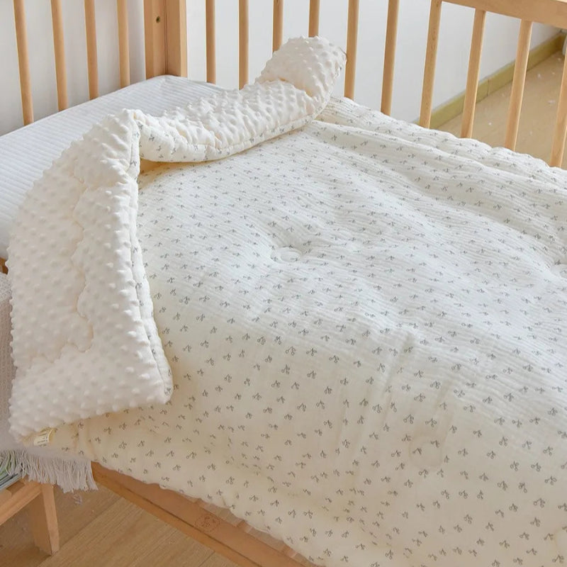 Embroidered Winter Cotton Bed Cover - Just Kidding Store