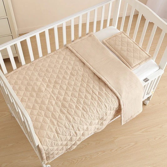 Premium Quilted Muslin Baby Blanket - Just Kidding Store