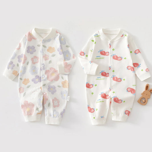Newborn Baby Cotton Romper - Dreamy Jumpsuit - Just Kidding Store