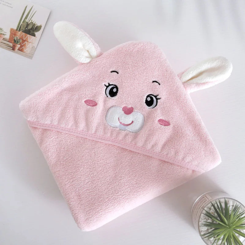 Cartoon Animal Hooded Towel - Wrap Blanket - Just Kidding Store