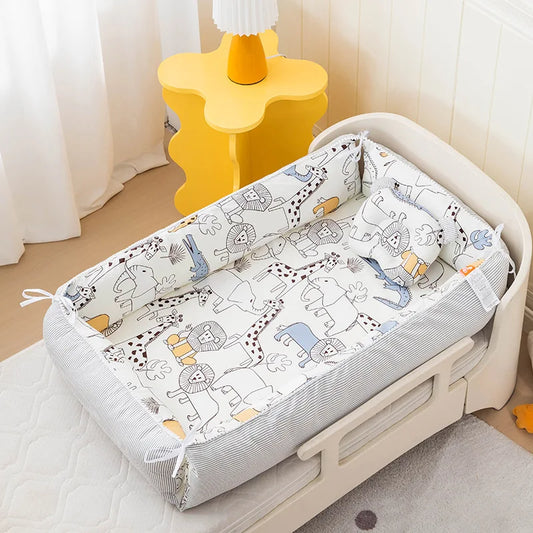 Baby Nest - Portable High Border Infant Crib - Just Kidding Store