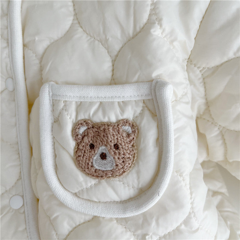 Baby Bear Quilted Romper - Just Kidding Store