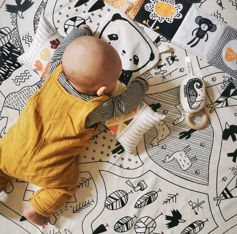Forest Trail Play Mat - Kids Crawling Rug - Just Kidding Store