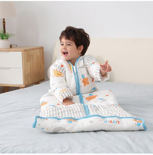 Sleeping Anti-Kick Bag - Detachable Sleeves Sleepsack - Just Kidding Store