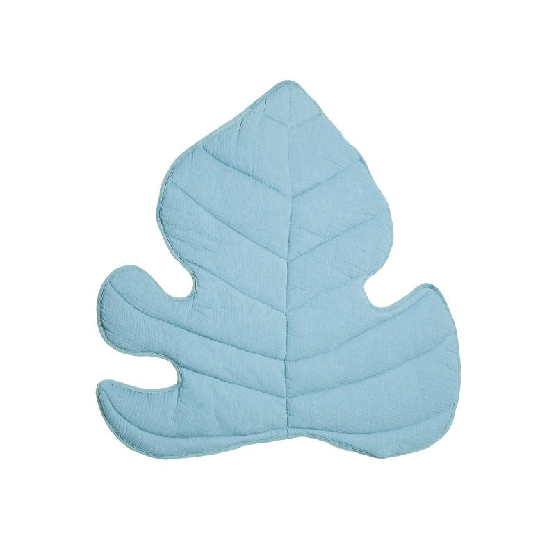 Oak Leaf Play Mat - Blue, Green, Dusty Pink - Just Kidding Store