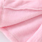 Plush Hooded Bathrobe - Kids Fleece Nightgown - Duck - Just Kidding Store